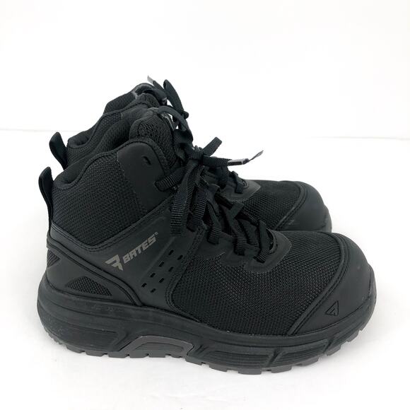 BATES Women's Jumpstart Mid Work Boot Size 5 Black Carbon Safety Toe SR NIB - Picture 3 of 11